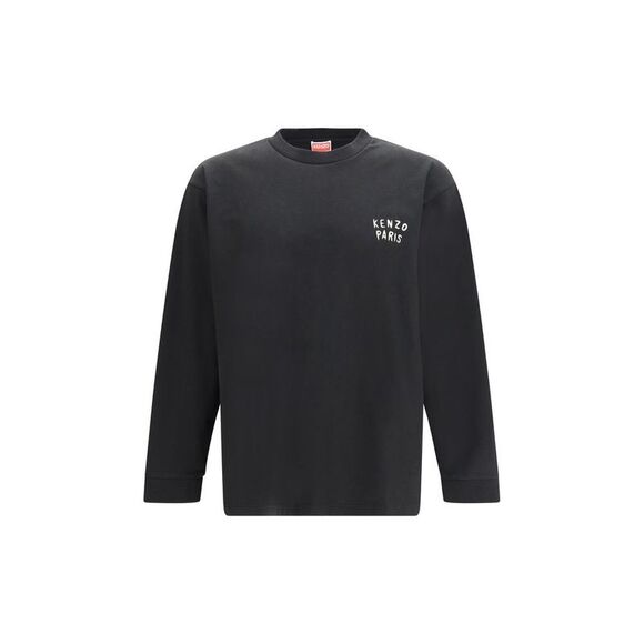 Kenzo Black Cotton Long Sleeve Men's T-Shirt